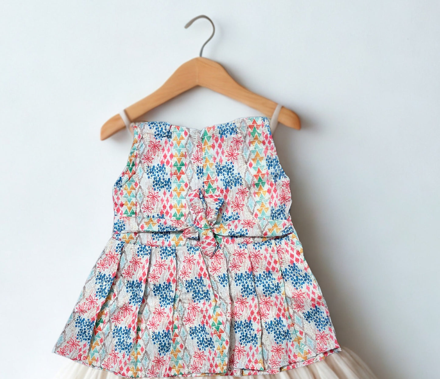 Frock Style Top with Dhoti Salwar