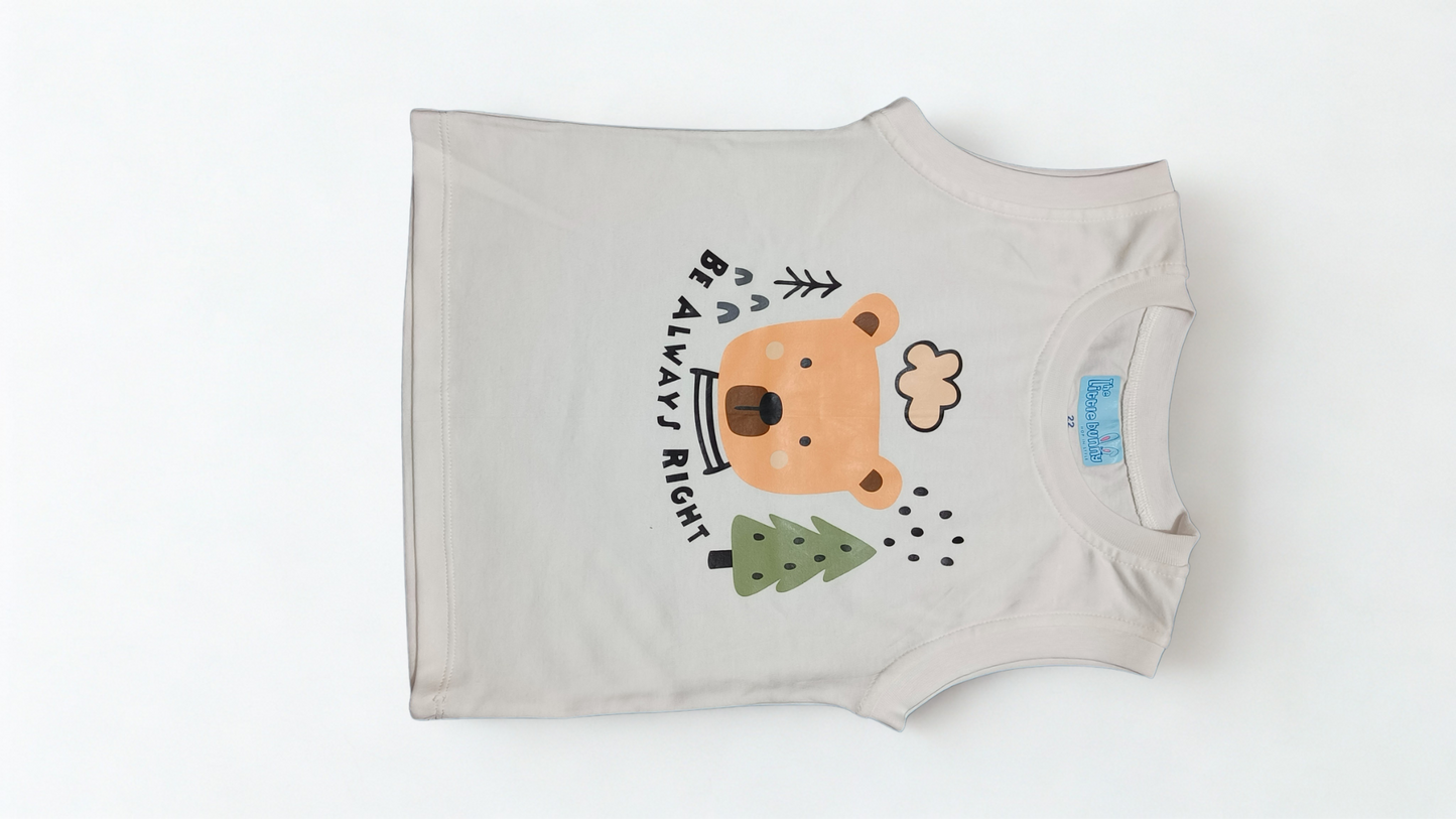 Boys Cotton Printed 3 peice Co-ord Set – T-Shirt & Shorts | Casual Summer Outfit for Kids | Trendy, Fashionable & Comfortable