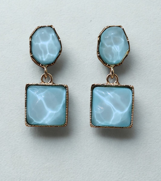 Korean Stone Earings