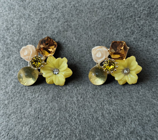 Floral Stud Earings