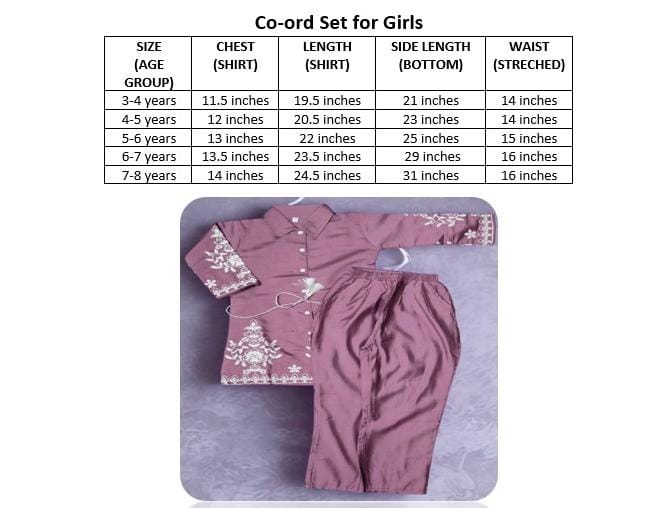 Co-ord set for girls