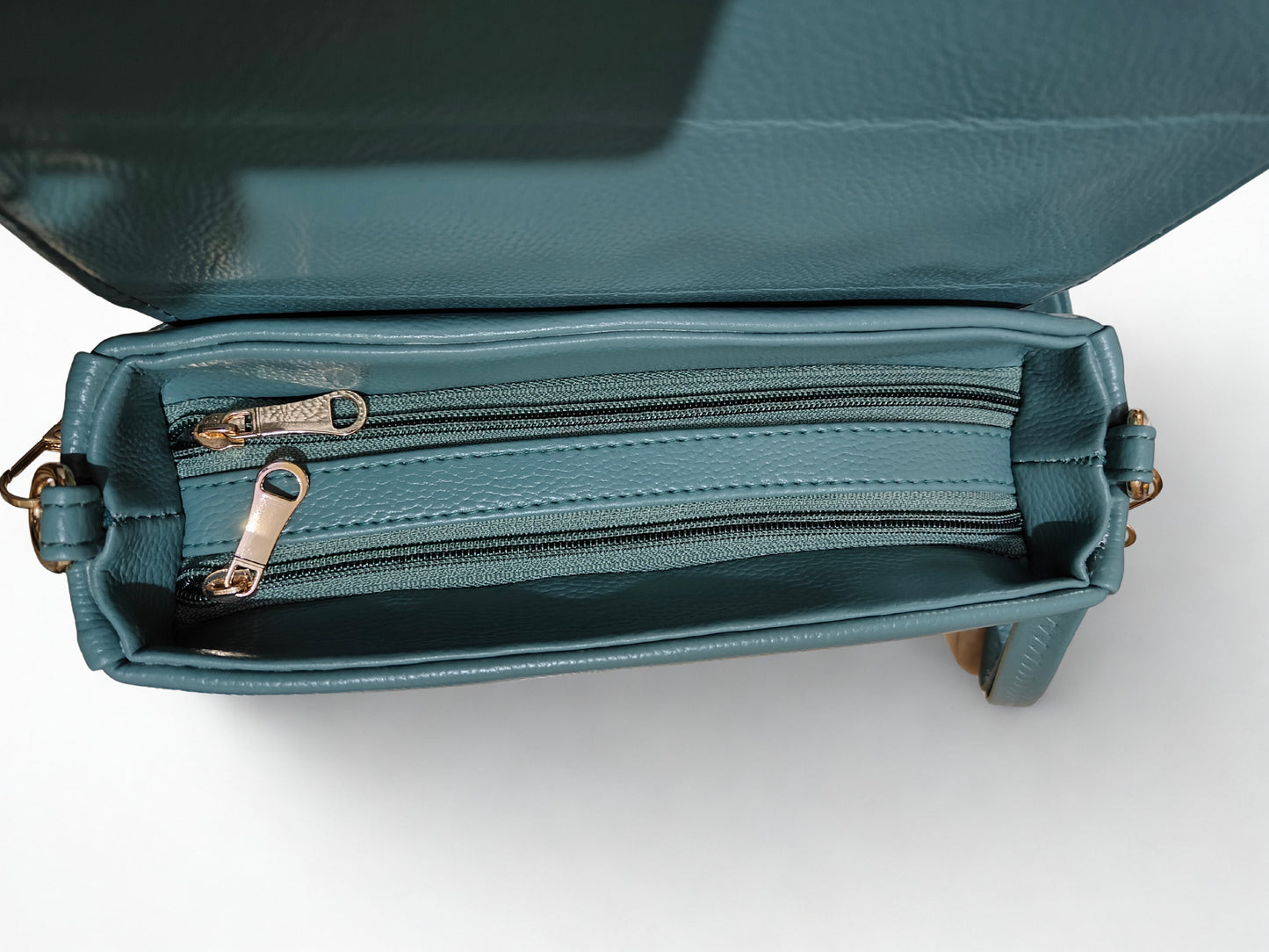 Solid Grey Handbag & Sling Bag