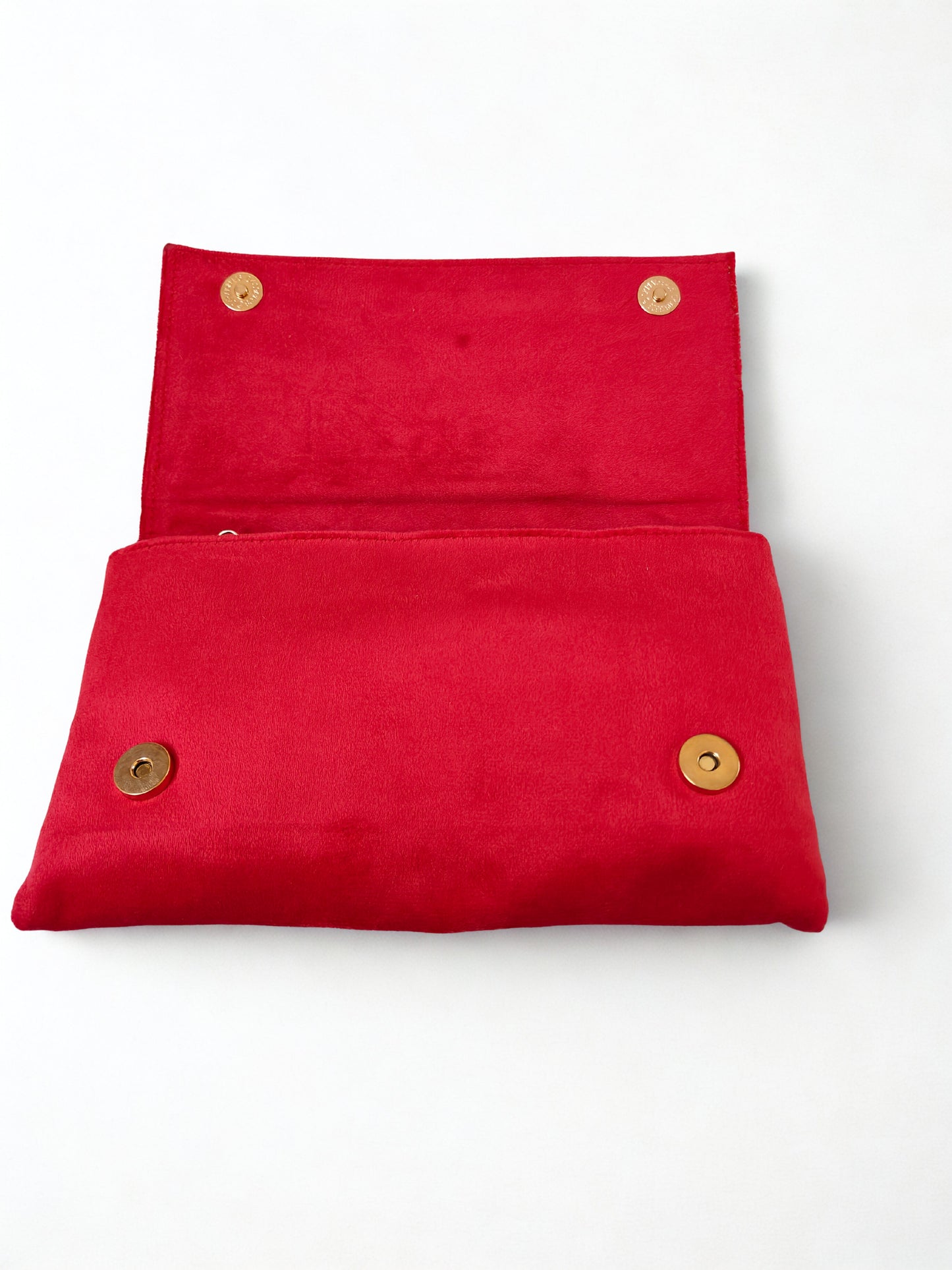Velvet Handmade Embroidery Party Clutch
